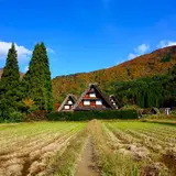 白川郷 かん町付近