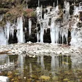 三十槌の氷柱