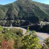 谷瀬の吊り橋