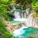 七ツ釜五段の滝