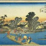 明治天皇六郷渡御碑