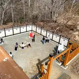 河口湖天上山（カチカチ山）の武田信玄戦国広場