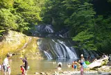 『粟又ノ滝』別称、養老の滝で天然滑り台を満喫！