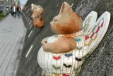 とこなめ招き猫通りの愛らしい猫達