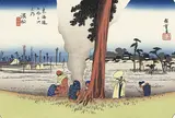 浜松宿  浜松（冬枯図）