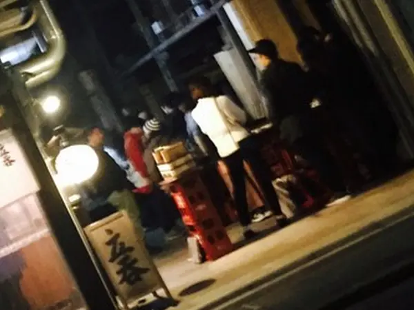 ビールケースの机