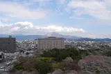 長浜城天守閣から伊吹山