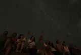 夜は満天の星空