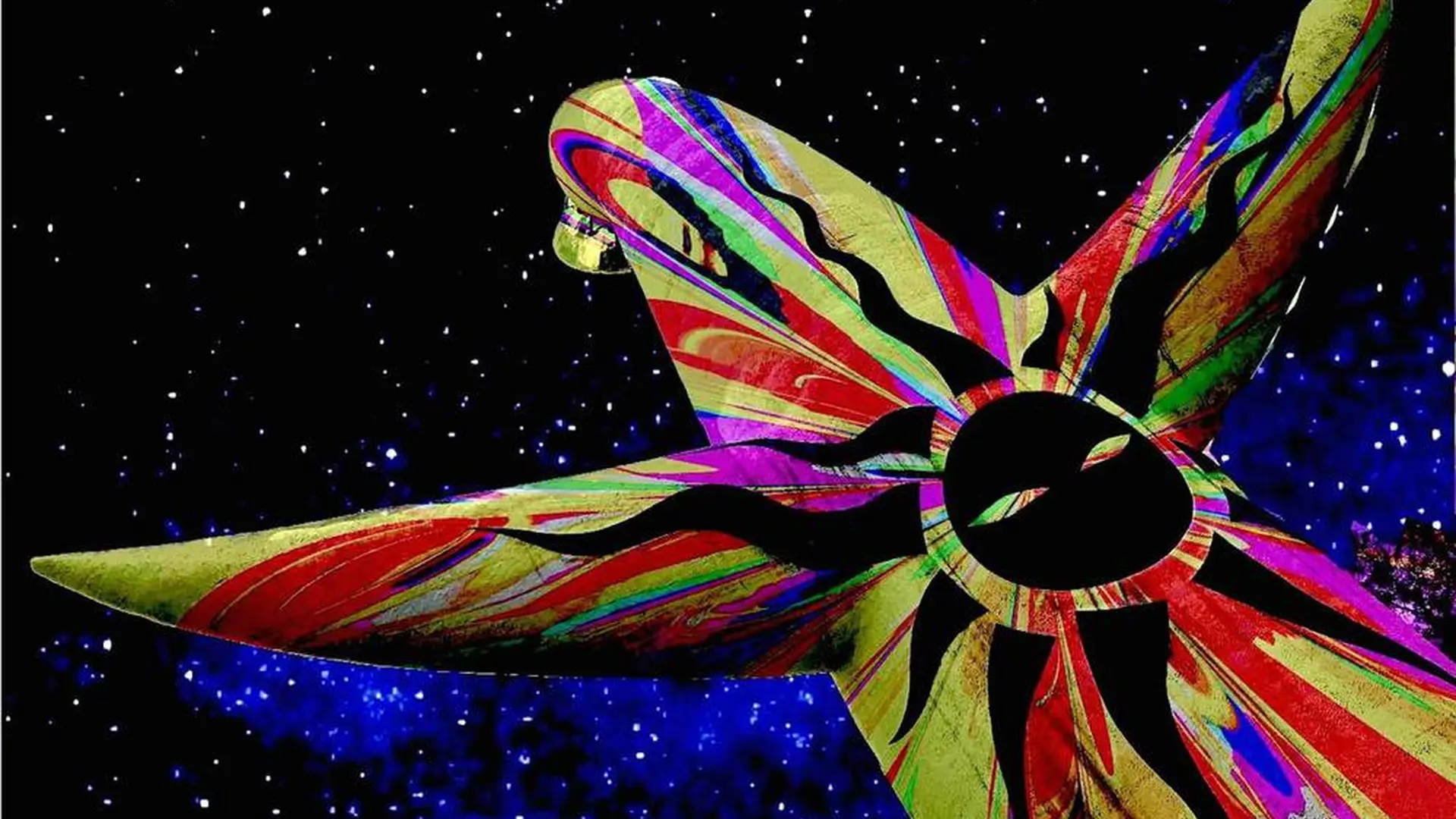 太陽の塔に映し出される「永遠の万華鏡」必見！幻想的で美しい光の世界