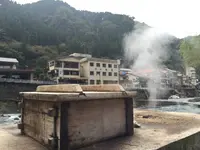 杖立温泉 蒸し場①の写真・動画_image_271418