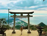 天空の鳥居の写真・動画_image_354800