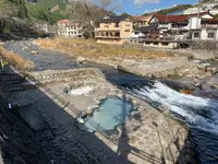 奥津温泉 足湯の写真・動画_image_403436