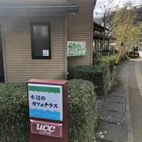 水辺のカフェテラスの写真・動画_image_414799