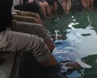 湯畑の写真・動画_image_423598