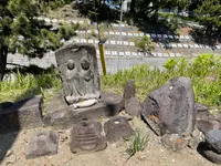 茶屋旧道路傍の道祖神の写真・動画_image_424898