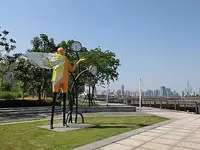 上海龍美術館西岸館停車場の写真・動画_image_449880