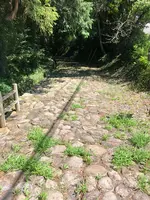 旧東海道 金谷坂 石畳下り口の写真・動画_image_452747