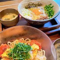 蛋黃麵まぜ麺マホロバの写真・動画_image_458396