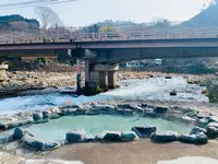 奥津温泉 足湯の写真・動画_image_486969