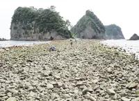 三四郎島のトンボロの写真・動画_image_241188