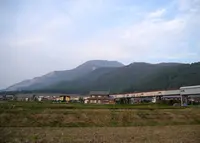 古い工場と伊吹山の写真・動画_image_128534