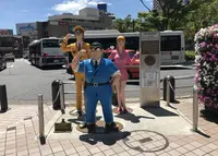 ようこそ こち亀の街へ！ 両津・中川・麗子がお出迎え！像の写真・動画_image_696253