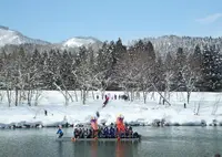 川を渡るぼんでんの写真・動画_image_164197