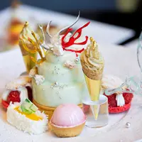 蝶が舞うギャラリーアフタヌーンティー Pearl Ocean