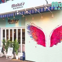 中目黒店では、天使の羽の写真が撮れます