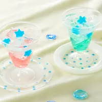 トーキョーサイダーキラキラジェリー 左）おりひめピンク　 右）ひこぼしグリーン 