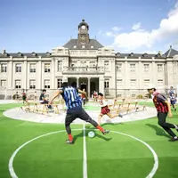 メイン会場の「文翔館」※2014年出展、トラフ建築設計事務所「World Cup」