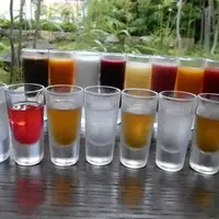 フルーツカクテルかき氷：ソース・リキュール（イメージ）