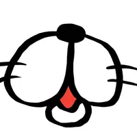 パンダと犬なりきり鼻しおり