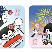先行 コウペンちゃんの夏祭り ハンドタオル（金魚×じんべい）（花火）©るるてあ