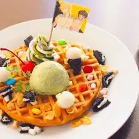 「BANANA FISH Summer  Exhibition」アッシュと英二のアメリカン和風ワッフル　
