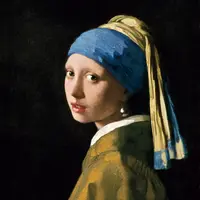 《真珠の耳飾りの少女》1665年マウリッツハイス美術館蔵　photoフェルメール・センター銀座