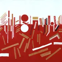猪熊弦一郎《驚く可き風景(A)》1969年(c)公益財団法人ミモカ美術振興財団※無断転載禁止