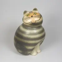リサ・ラーソン《ネコのミア（大きな動物園シリーズ）》1990年（オリジナルは1966年）　©️Lisa Larson/Alvaro Campo