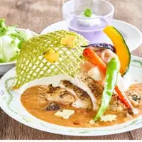 「彩る紅葉」六甲枝垂れカレー　～淡路鶏とトマトのカレー～