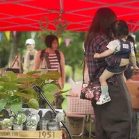 雑貨販売の様子