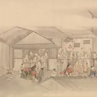 横山華山《祇園祭礼図巻》下巻部分　天保6-8（1835-37）年　個人蔵