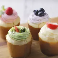 自分でつくるいちごカップケーキ