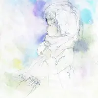 いわさきちひろ　マフラーをした少女　1970年頃	