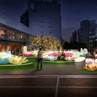 新宿サザンテラス広場「ビッグフラワーパーク」（イメージ）