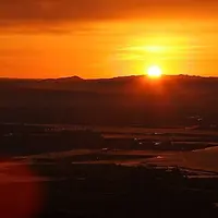 六甲山からの2019年の初日の出は7:00頃の予定