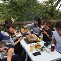 高尾山BBQマウントの様子