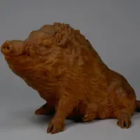 「野猪」石川光明作 大正元年(1912) 石川光明氏寄贈　東京国立博物館蔵