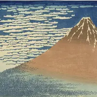 「冨嶽三十六景・凱風快晴」葛飾北斎筆　江戸時代・19世紀