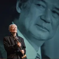 薄井憲二 「踊りの魂賞」授賞式にて　2016年4月 ロシア©兵庫県立芸術文化センター