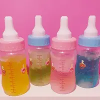見た目も可愛い哺乳瓶ソーダ　650円（税込）